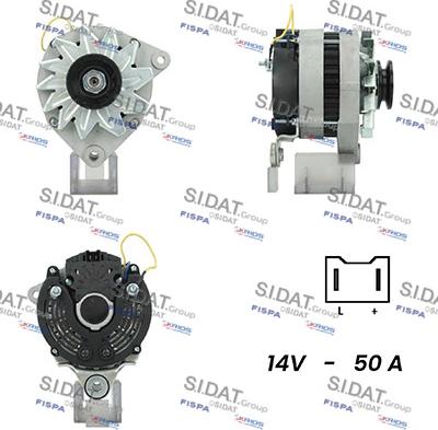 Fispa A12VA0288A2 - Alternator autospares.lv