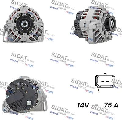 Fispa A12VA1011A2 - Alternator autospares.lv