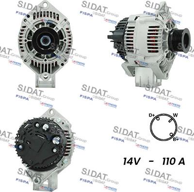 Fispa A12VA1018A2 - Alternator autospares.lv