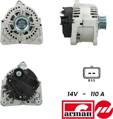 Fispa A12VA1025AS - Alternator autospares.lv