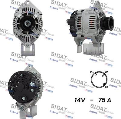 Fispa A12VA1022A2 - Alternator autospares.lv