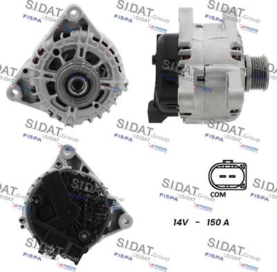 Fispa A12VA1183A2 - Alternator autospares.lv