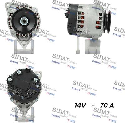 Fispa A12VA1128A2 - Alternator autospares.lv