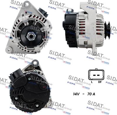 Fispa A12VA1294A2 - Alternator autospares.lv