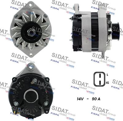 Fispa A12VA1290A2 - Alternator autospares.lv