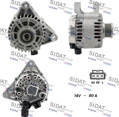 Fispa A12VS0021 - Alternator autospares.lv