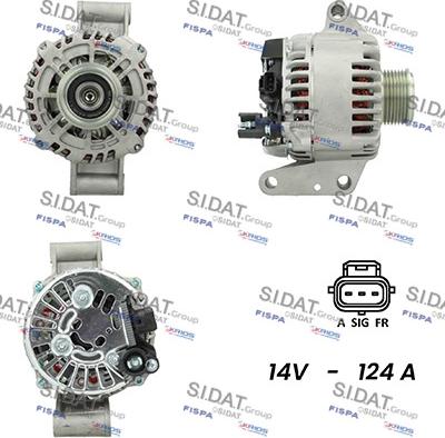 Fispa A12VS0338A2 - Alternator autospares.lv