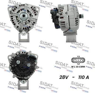 Fispa A24BH0094AS - Alternator autospares.lv