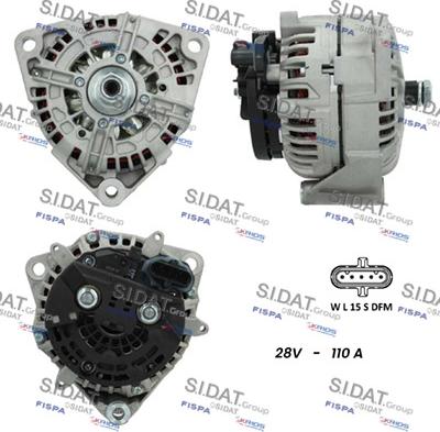 Fispa A24BH0094 - Alternator autospares.lv