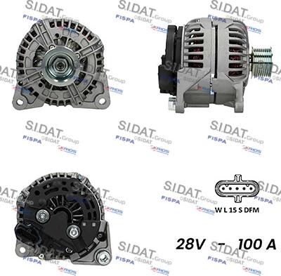 Fispa A24BH0096AS - Alternator autospares.lv