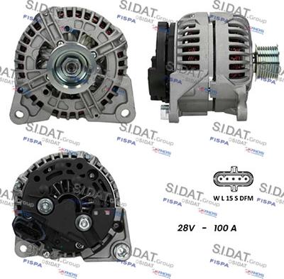 Fispa A24BH0096 - Alternator autospares.lv