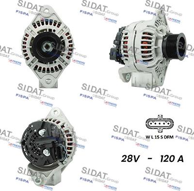 Fispa A24BH0090AS - Alternator autospares.lv