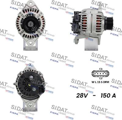 Fispa A24BH0091 - Alternator autospares.lv