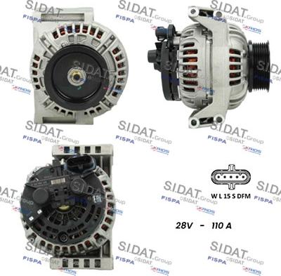 Fispa A24BH0098 - Alternator autospares.lv