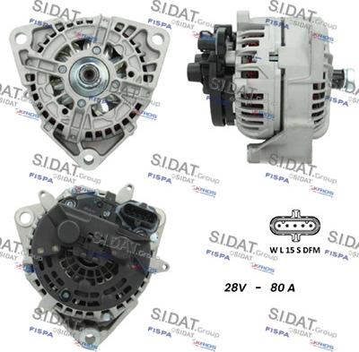 Fispa A24BH0093 - Alternator autospares.lv