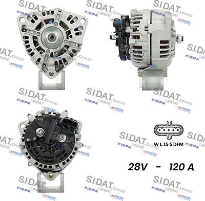 Fispa A24BH0044AS - Alternator autospares.lv