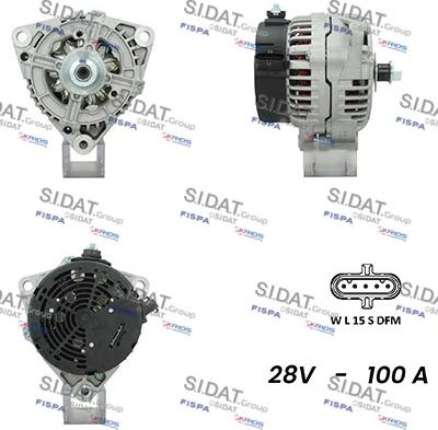 Fispa A24BH0042A2 - Alternator autospares.lv