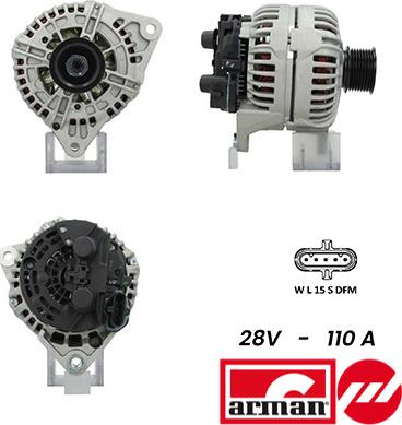 Fispa A24BH0065AS - Alternator autospares.lv