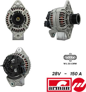 Fispa A24BH0008AS - Alternator autospares.lv