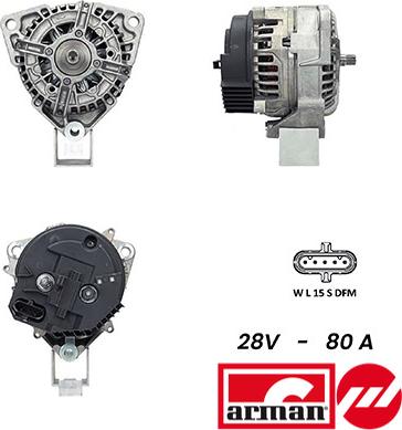 Fispa A24BH0015AS - Alternator autospares.lv