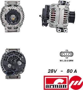 Fispa A24BH0016AS - Alternator autospares.lv