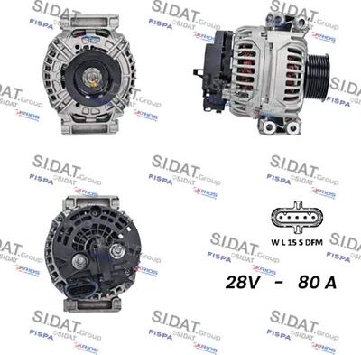 Fispa A24BH0016 - Alternator autospares.lv