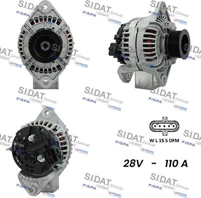 Fispa A24BH0084AS - Alternator autospares.lv