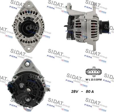 Fispa A24BH0081 - Alternator autospares.lv