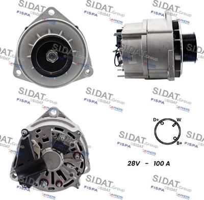 Fispa A24BH0036A2 - Alternator autospares.lv