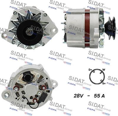 Fispa A24BH0024A2 - Alternator autospares.lv