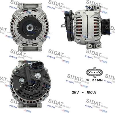 Fispa A24BH0107 - Alternator autospares.lv