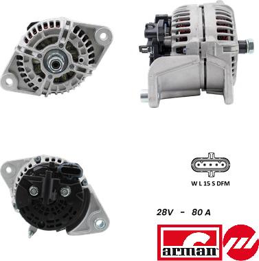 Fispa A24BH0115AS - Alternator autospares.lv