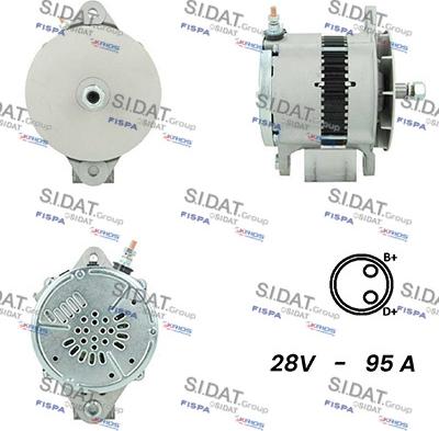 Fispa A24DE0073A2 - Alternator autospares.lv