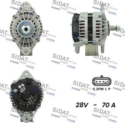 Fispa A24DR0075 - Alternator autospares.lv