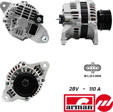 Fispa A24MH0064AS - Alternator autospares.lv