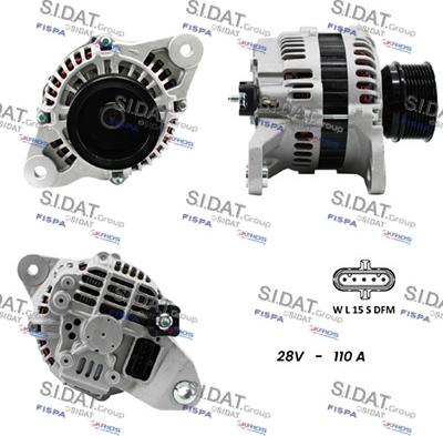 Fispa A24MH0064 - Alternator autospares.lv