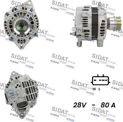 Fispa A24MH0063 - Alternator autospares.lv