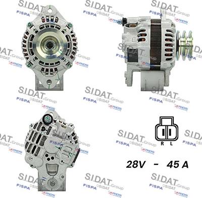 Fispa A24MH0119A2 - Alternator autospares.lv