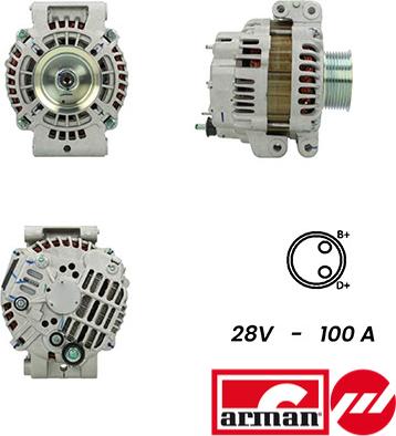 Fispa A24MH0110AS - Alternator autospares.lv