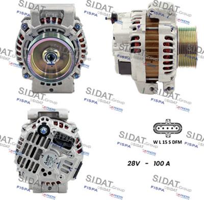 Fispa A24MH0112 - Alternator autospares.lv