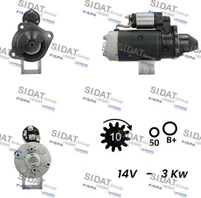 Fispa S12BH0492A2 - Starter autospares.lv