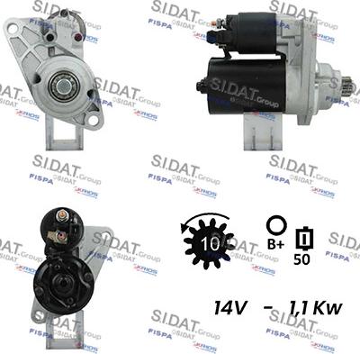 Fispa S12BH0441A2 - Starter autospares.lv