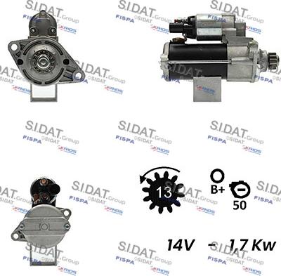 Fispa S12BH0450A2 - Starter autospares.lv