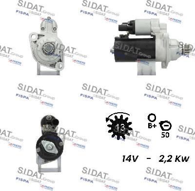 Fispa S12BH0451 - Starter autospares.lv