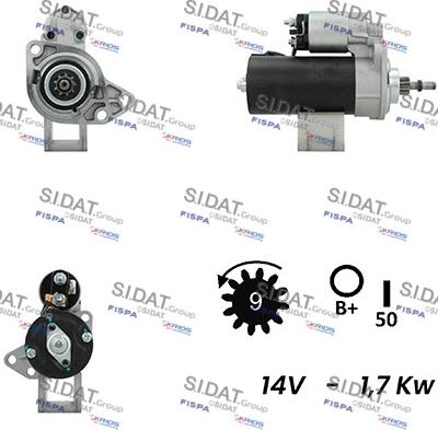 Fispa S12BH0437A2 - Starter autospares.lv