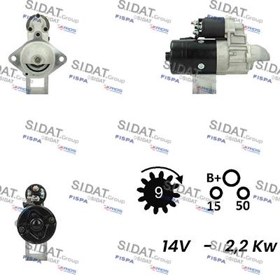 Fispa S12BH0426A2 - Starter autospares.lv