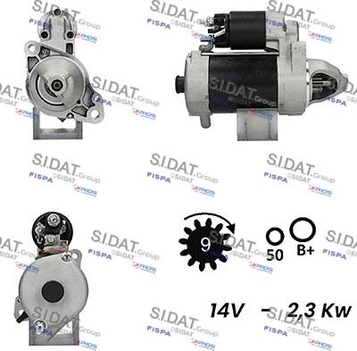 Fispa S12BH0598A2 - Starter autospares.lv