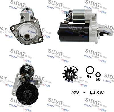 Fispa S12BH0697A2 - Starter autospares.lv