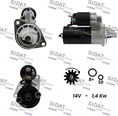 Fispa S12BH0654A2 - Starter autospares.lv