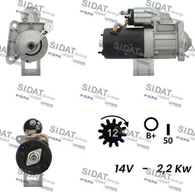 Fispa S12BH0685A2 - Starter autospares.lv